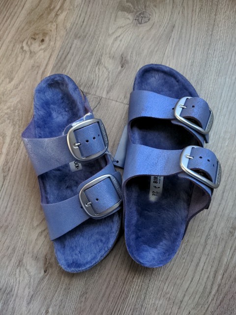 birkenstock boston clogs in mink with fur lining