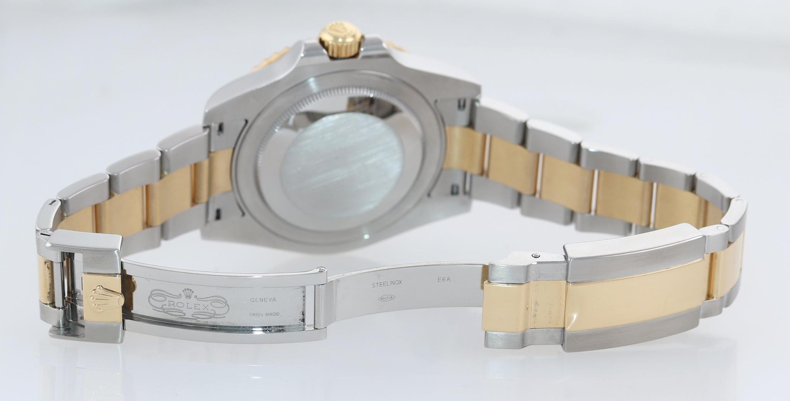 MINT Rolex GMT-Master 2 Ceramic 116713 Black Two Tone Steel Gold Watch Box