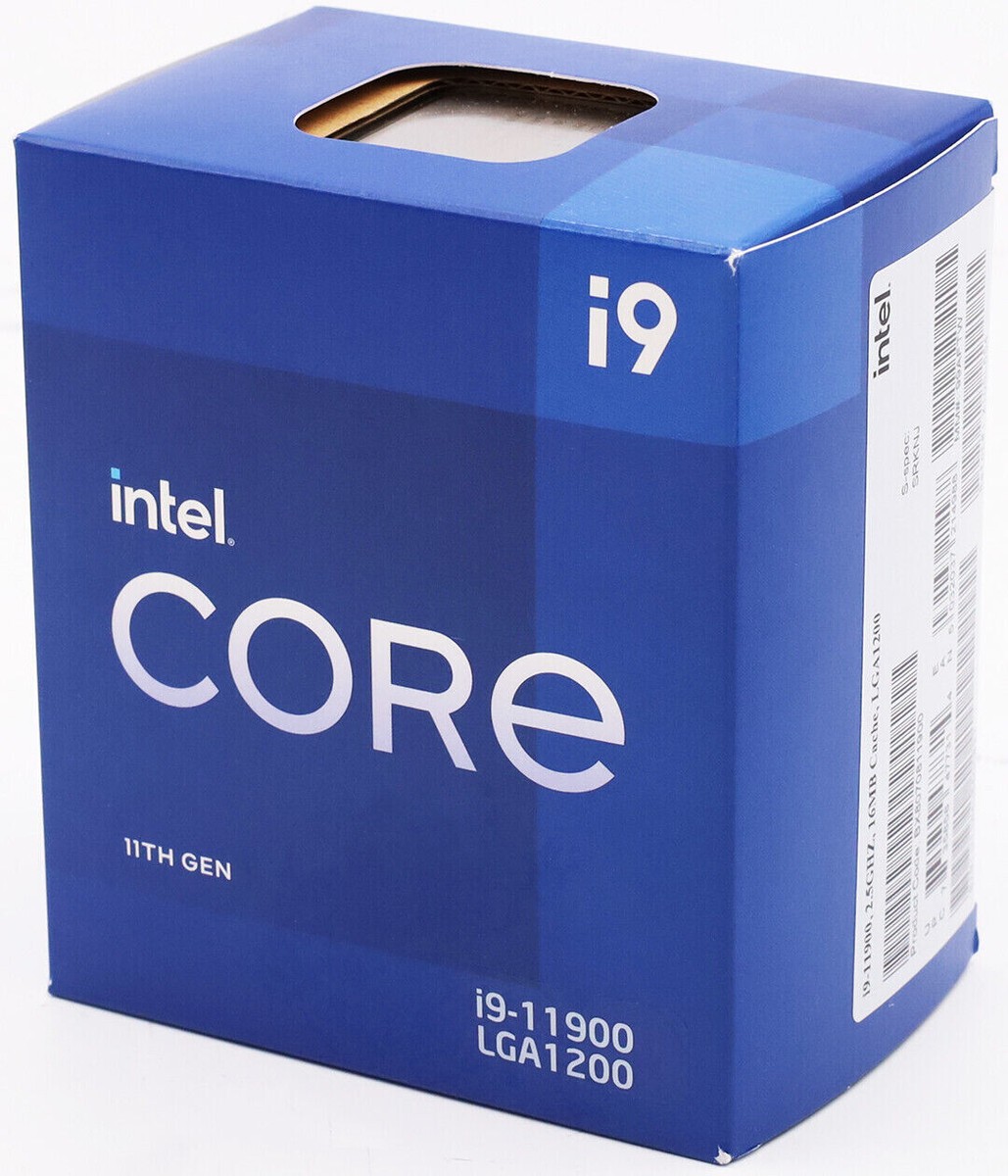 CPU I9-11900 TDP 65W 8 CORE SOCKET LGA 1200 SRKNJ PROCESSORE