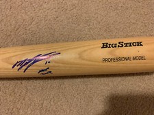 MIGUEL TEJADA OAKLAND A’S SIGNED AUTO RAWLINGS BIG STICK BAT W/2002 MVP INSC.