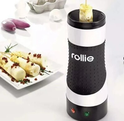 Rollie Hands-Free Automatic Egg Cooker - Electric Vertical Nonstick Easy Quick