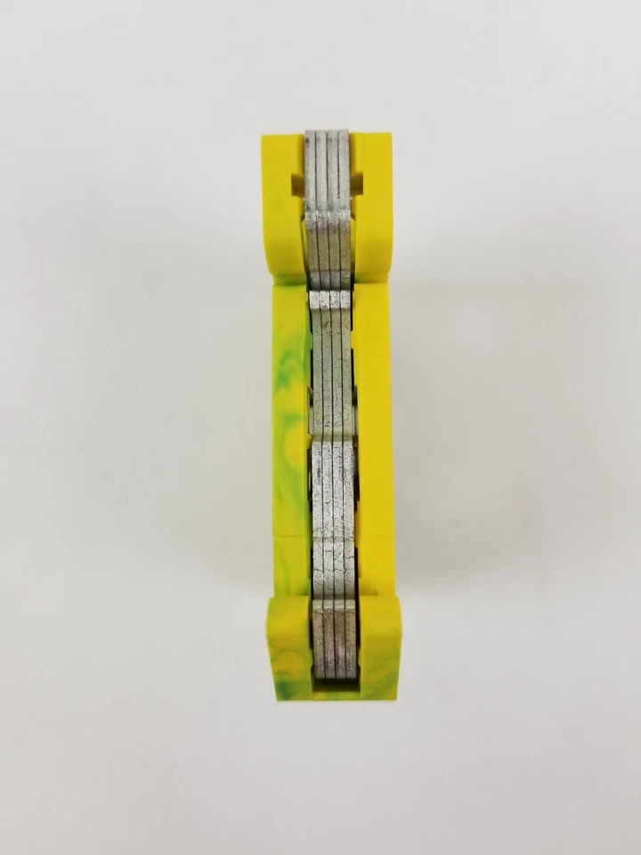 49 Phoenix Contact UT 16-PE 3044212 Terminal Block Green Yellow Ground 76Amp NEW - Image 3 of 4