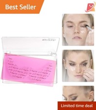 Eye Stencils White 2.75x1.25 Inch Smudge Proof Easy Makeup Application