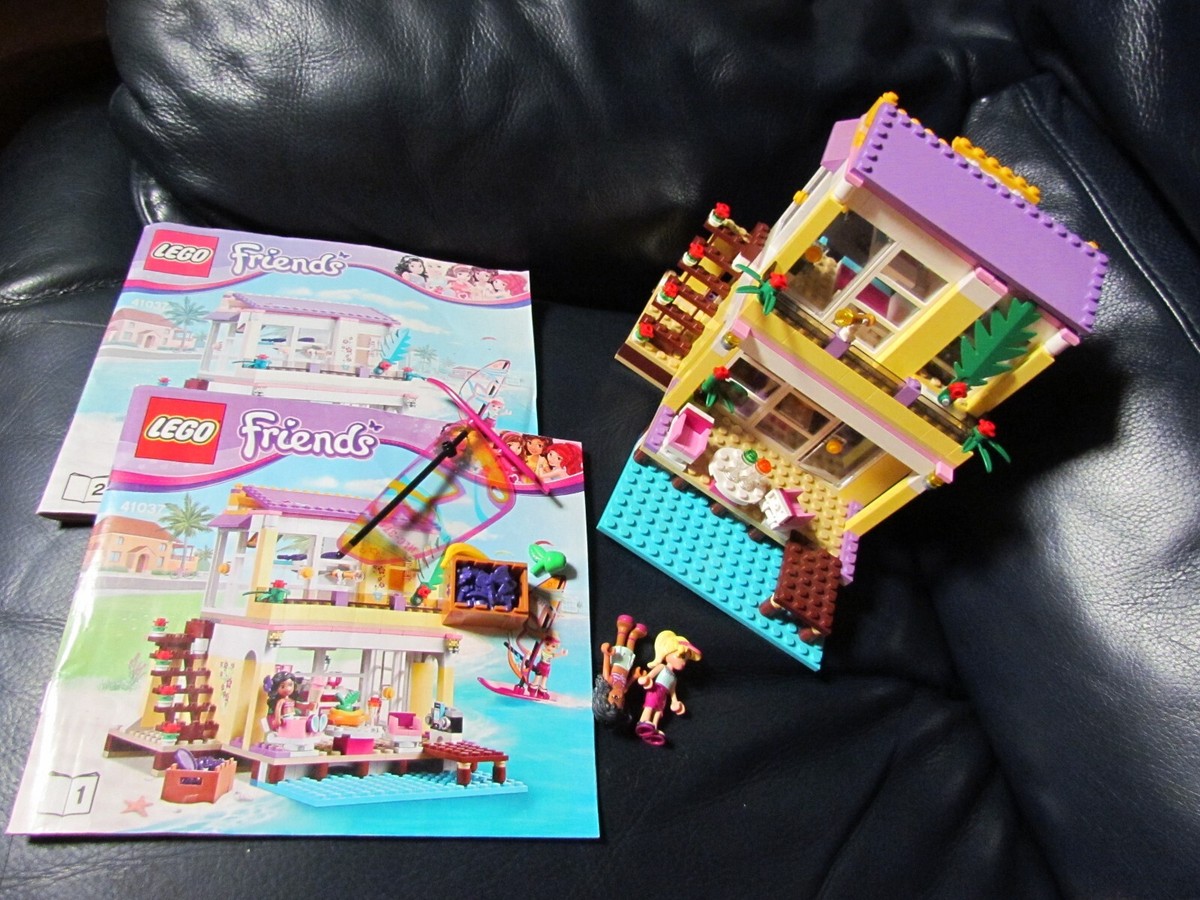 LEGO 41037 Friends Stephanie's Beach House with Manual