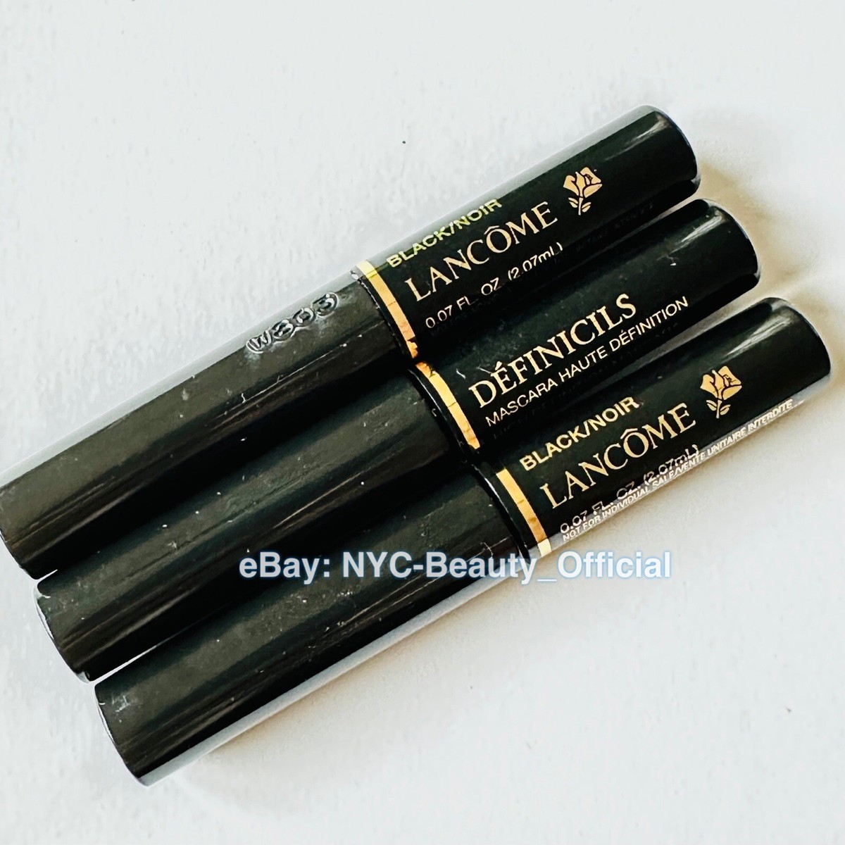 3 x LANCÔME Definicils mascara Mini Sample 0.07oz / 2.07 ml each