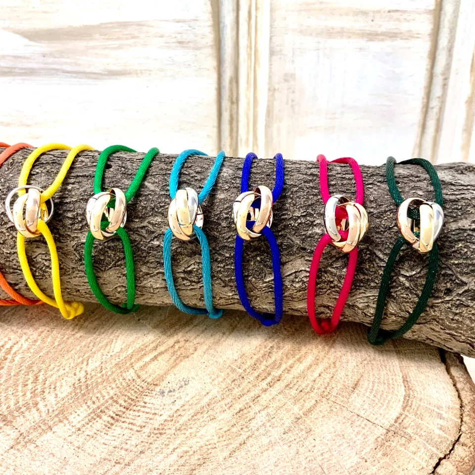 Новый модный цвет строки Троица браслет штабелируемый должен иметь предметы точка моды - Изображение 4 из 4