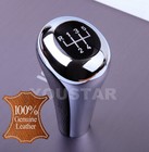 US STOCK Genuine Leather & Chrome Gear Knob for BMW 5 Speed E36 E46 E30 Z3 E39