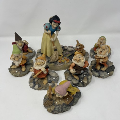Rare Disney Classic Snow White & 7 Dwarfs Arden Sculptures - Christopher Holt