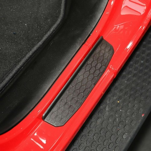 For 20182023 Jeep Wrangler JL Car Door Sill Guard Black Entry Plate