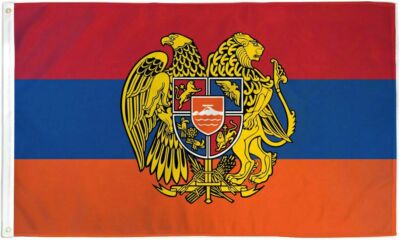 Hawaiian Royal Coat of Arms 100D Woven Poly Nylon Flag 3x5 3'x5