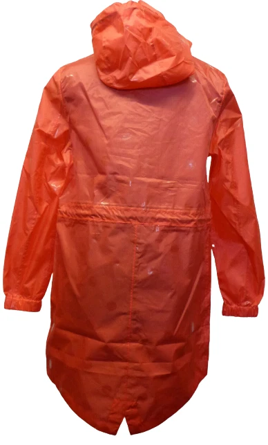 Joules GoLightly Poppy Spot Red Packaway Jacket Waterproof Rain Mac Coat Women 8 - Image 3 of 4