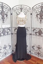 G1897 CLAUDINE FOR ALYCE 2466 SZ 2 498 2PC PAGEANT FORMAL GOWN DRESS