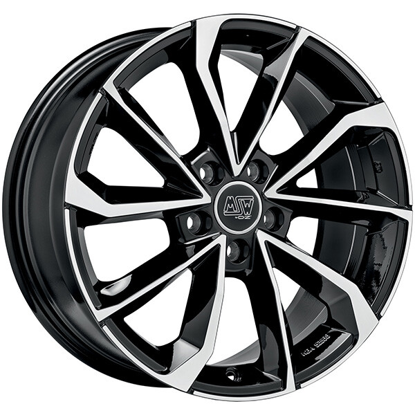 ALLOY WHEEL MSW MSW 42 FOR VOLKSWAGEN T6 TRANSPORTER 7.5X17 5X120 GLOSS BLA 080