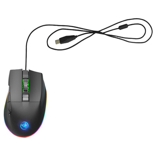 USB A905 Wired Gaming Mouse 13 Backlits Optical Mice 7200 DPI Desktop Gamer - Picture 4 of 7