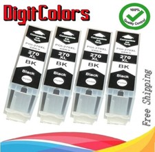 PGI-270XL Pigment Black Ink cartridges for Canon PIXMA TS5020 TS6020 TS8020 4Pk