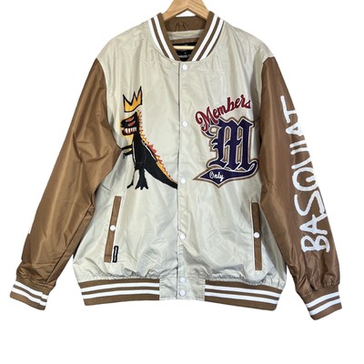 MEMBERS ONLY x Jean Michel Basquiat Mona Lisa Mens X-LARGE XL Windbreaker NEW
