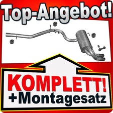 Endschalldämpfer für SKODA YETI 2.0 TDi 4x4 110/140PS Auspuff Endtopf