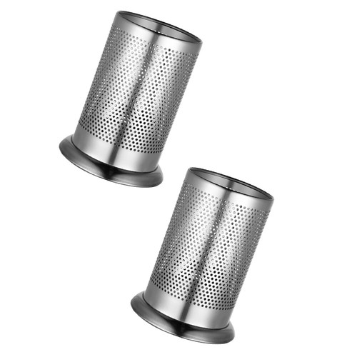 2 Pcs Cutlery Storage Container Kitchen Utensil Holder Stainless - Picture 6 of 12