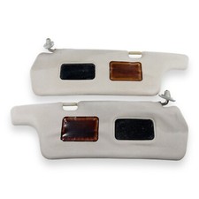 1992-1996 Mazda Mx-3 Driver Passenger Side Sun Visor Pair Set 1992-1996 Mazda Mx-3 Driver Passenger Side Sun Visor Pair Set