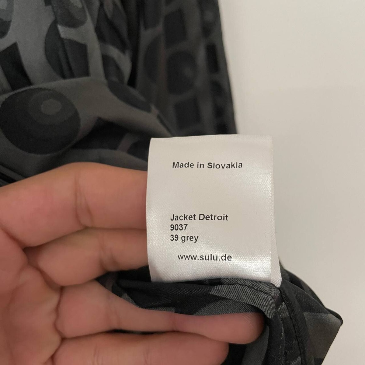 SULU Kerstin Bernecker Printed Avantgarde Drawstring Nylon