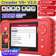 Launch X431 Creader Vii 7 Plus Crp123 Code Reader Obdii Scanner Abs Srs Engine