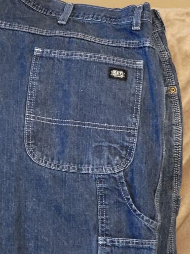 Key Mens Carpenter Utility Work Jeans 48×30 - Picture 1 of 6