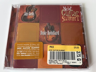 New Guitar Summit Jay Geils Duke Robillard Beaudoin 2004 Stony Plain CD Sealed