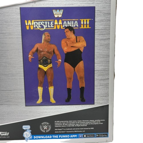 Funko Pop WWE Covers: WrestleMania III - Andre the Giant Exclusive Vinyl Figure - Picture 7 of 10