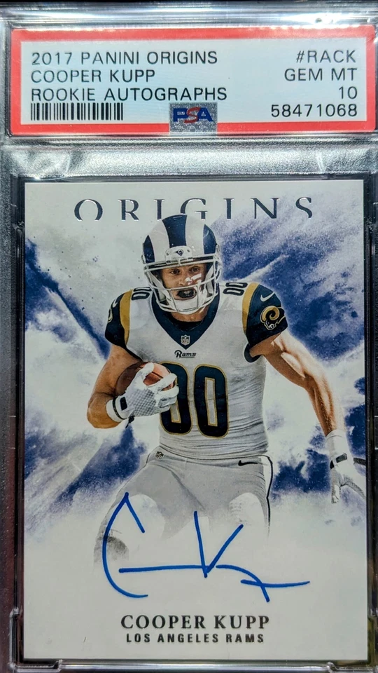 2017 Panini Origins #RACK Cooper Kupp RC ON CARD Auto HARD SIGNED PSA 10 💎 RARE - Image 2 of 4