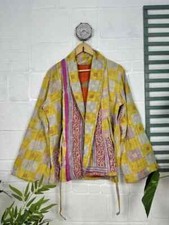 10 Pc Indian Handmade Kantha Jacket, Soft Cotton Kantha Jacket, Bath Robe Kimono