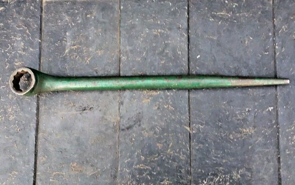 Vintage P & C 2617 1-1/16" OFFSET 12pt BOX END SPUD WRENCH Made in USA 16" Long - Image 2 of 4