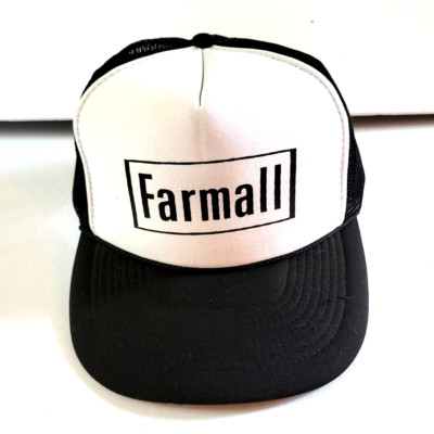 Vintage Farmall Tractors Trucker Hat Farming Adjustable Snapback Cap Foam Mesh