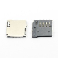10Pcs Push-Push Type TransFlash 9 Pin TF Micro SD Card Socket Adapter Automatic