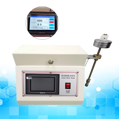 110V Linear Wear Tester for Plastics Rubber Auto Parts 0.5-4'' Travel Adjustable