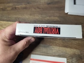 NO GAME! 1995 Teleroboxer Nintendo Virtual Boy BOX & MANUAL Only Japanese 