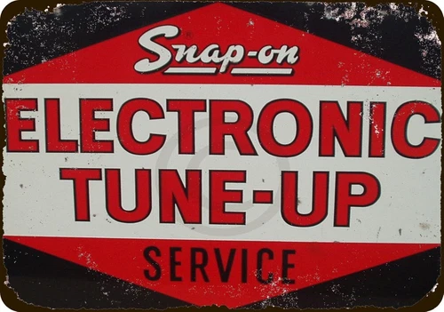 Custom Kraze Snap-On Electronic Tune-Up Service Vintage Reproduction Metal Sign