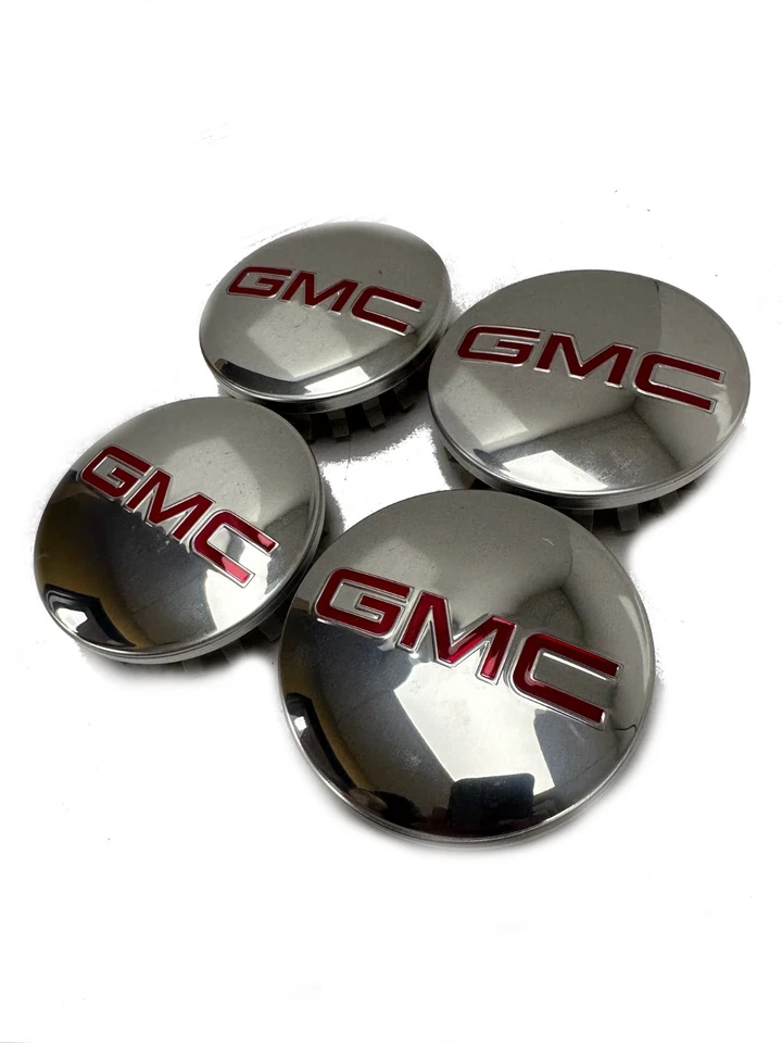 Juego de 4 tapacubos centrales pulidos GM 3,25 para GMC Yukon 2014-2016 22837060 Foto 3 de 4