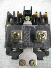GE COIL 22D135 G22 60HZ 120 Volt Coil. w/ extra set of contacts and screws.