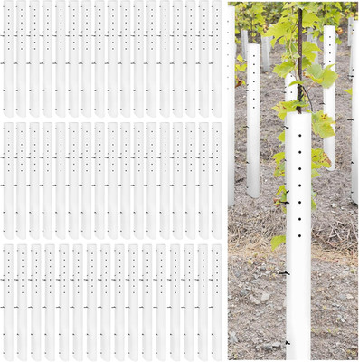 20 Pack 48 Inch Tree Seedling Sapling Grow Tube Standard Vented Seedling Protect