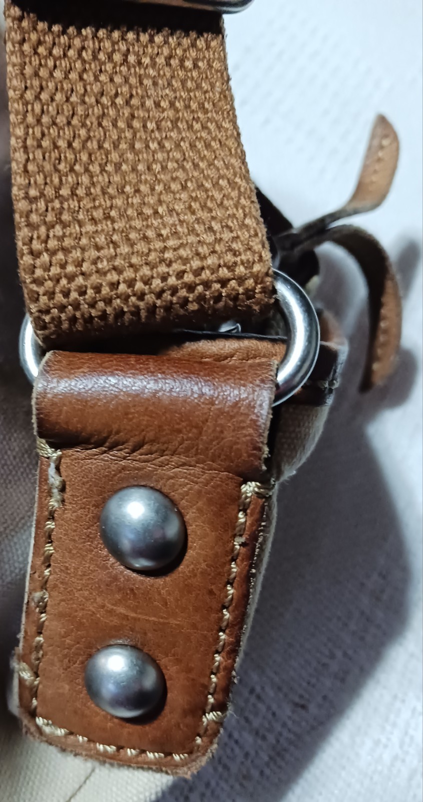 Fossil Patchwork Canvas Shoulder Bag Featuring A … - image 9