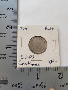1904 Haiti 5 Centimes Coin