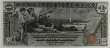 1896 $1 EDUCATIONAL Series LARGE Size CRISP XF Silver Certificate! Fr.224