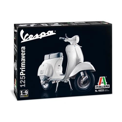 1:9 Italeri Vespa 125 Primavera Kit IT4633 Modellino - Immagine 2 di 4
