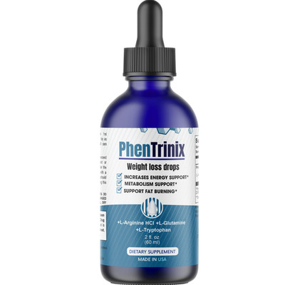 PhenTrinix- Fat Burning Support Drops, Increase Energy, Metabolism -60ML