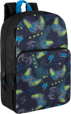 Fun School Backpack for Elementary Middle School Girls and Boys 17 Inch Printe