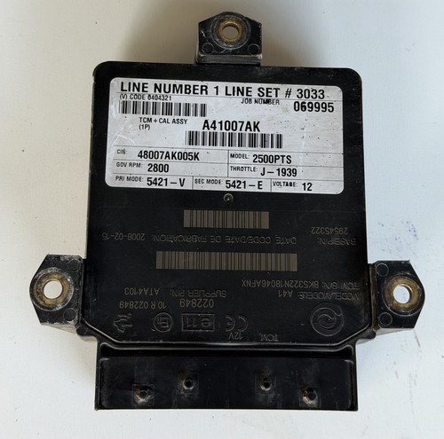 ✅ALLISON TCM Transmission Control Module A41 P/N 29545322 Model 2500PTS