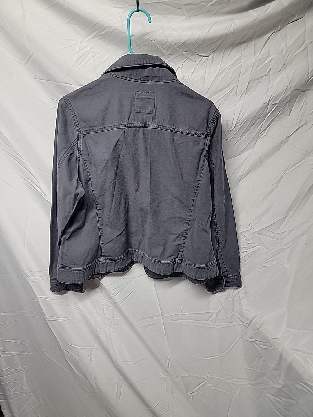 Relativity Mens Gray Milatary Jacket - image 5