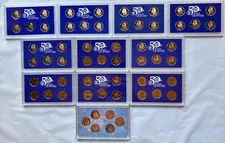 1999-2009 S US Mint 56-Coin Complete Set PROOF Quarters Collection States & Terr