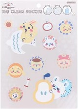Big Clear Sticker Set "Chiikawa" Beige PVC Fun Collection Sunstar Stickers 
