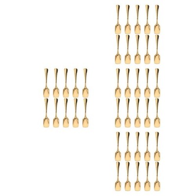 4 PCS Kochlochlöffel Servierlöffel Aus Edelstahl Edelstahllöffel Rührlöffel